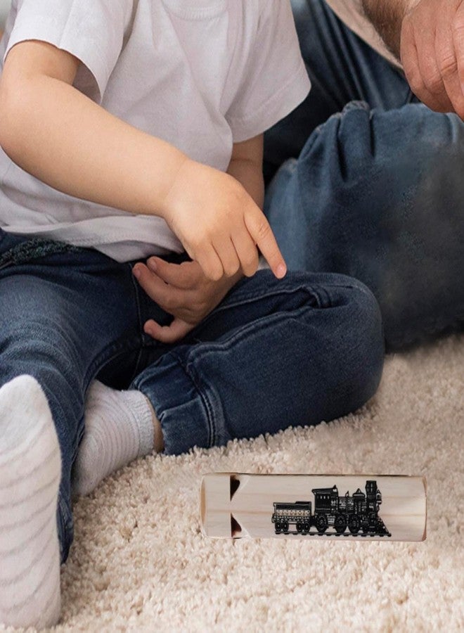 Buildcon Whistle Wonder Toy, Wooden Train Whistle for Kids, Blowing Toys for Speech Development, Educational Role Play Instrument for Kids - Image 4